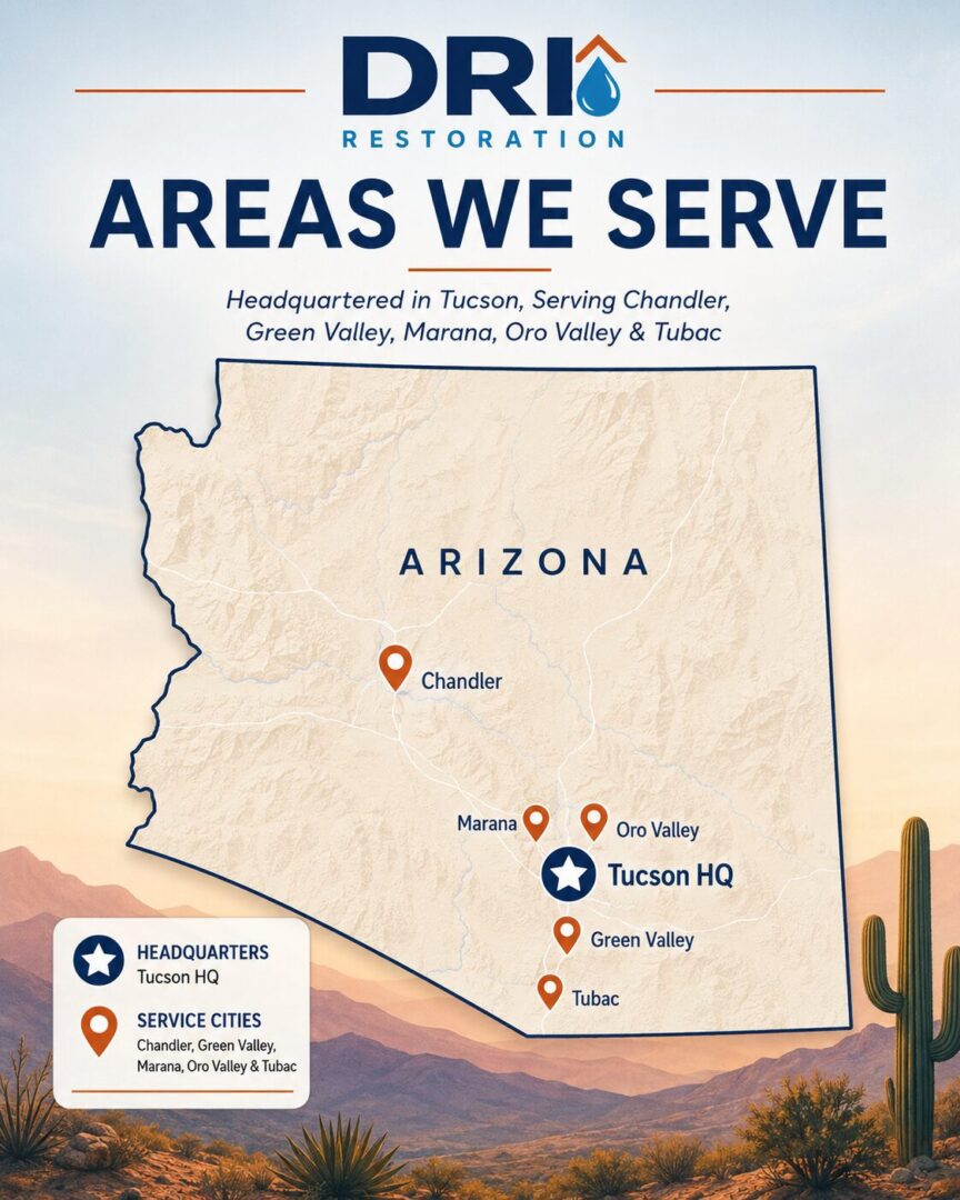 DRI service area map